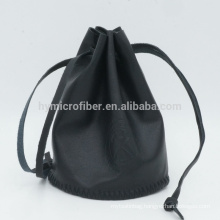 High end cow leather jewelry gift bag with logo custom